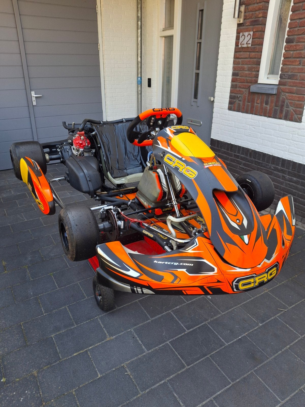 CRG Rotax DD2 EVO 2, 125 cc + veel extra's, Sport en Fitness, Karting, Ophalen, Kart