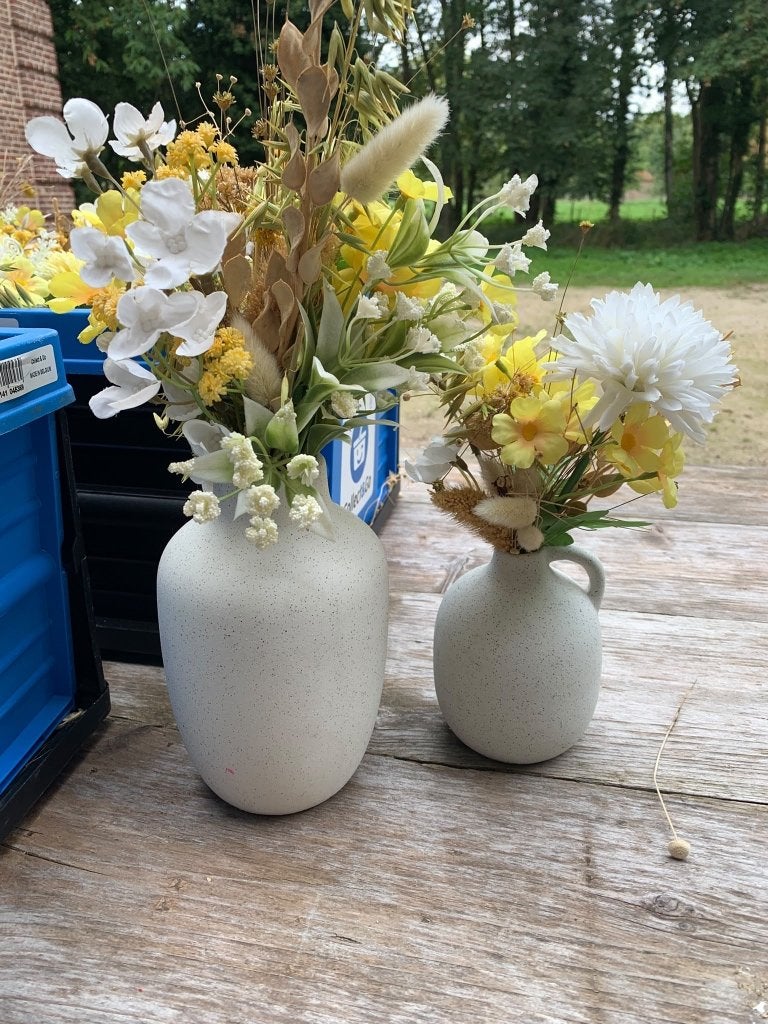 Decoratieve vaasjes (20 stuks), Ophalen, Zo goed als nieuw, Steen/keramiek