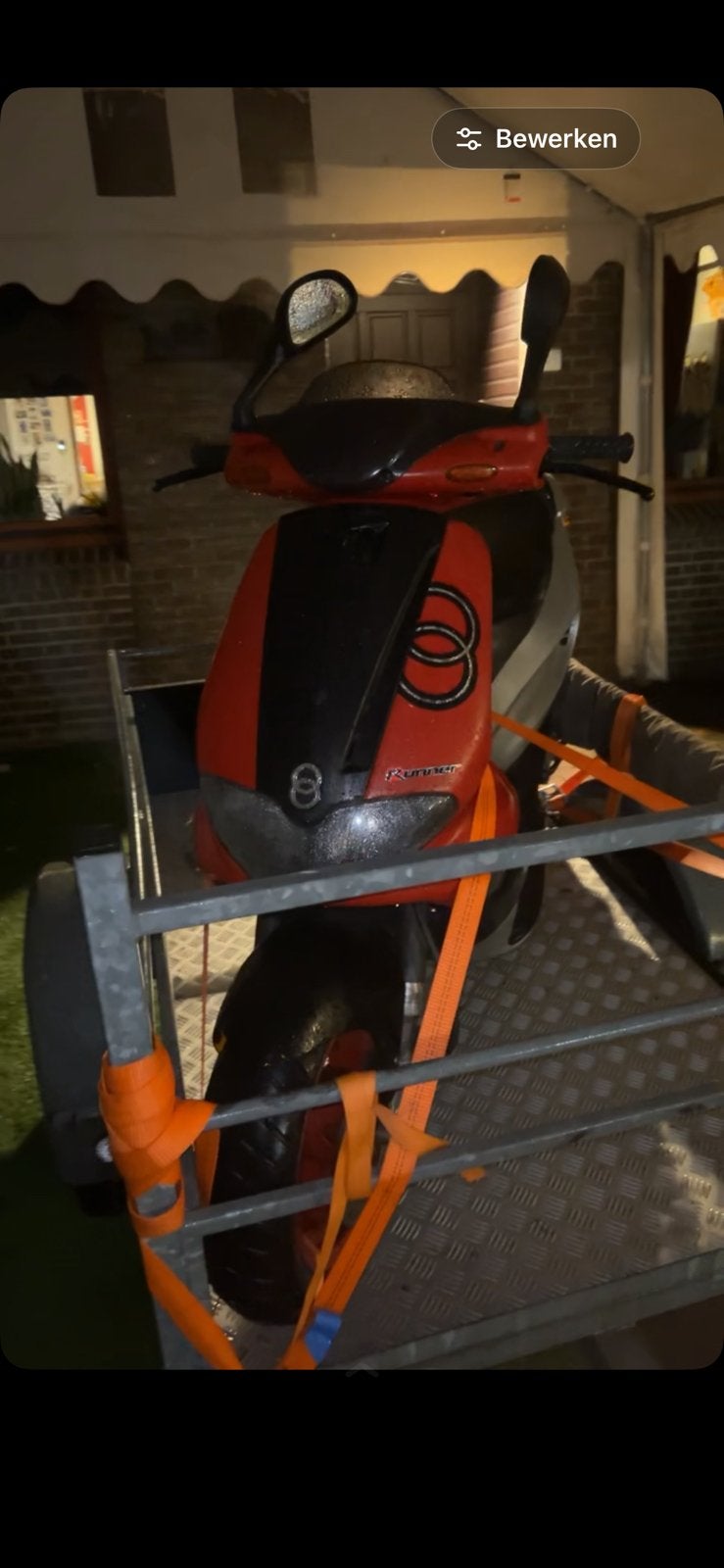 Gilera Runner à vendre en pièces détachées, Vélos & Vélomoteurs, Enlèvement ou Envoi, Comme neuf, Cadre, Piaggio