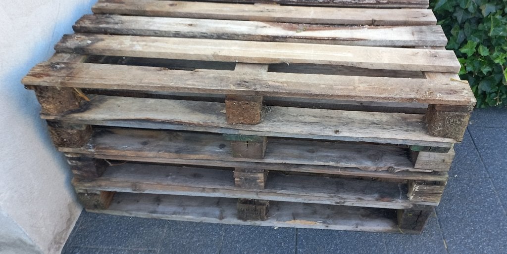 Palletten gratis af te halen, Ophalen