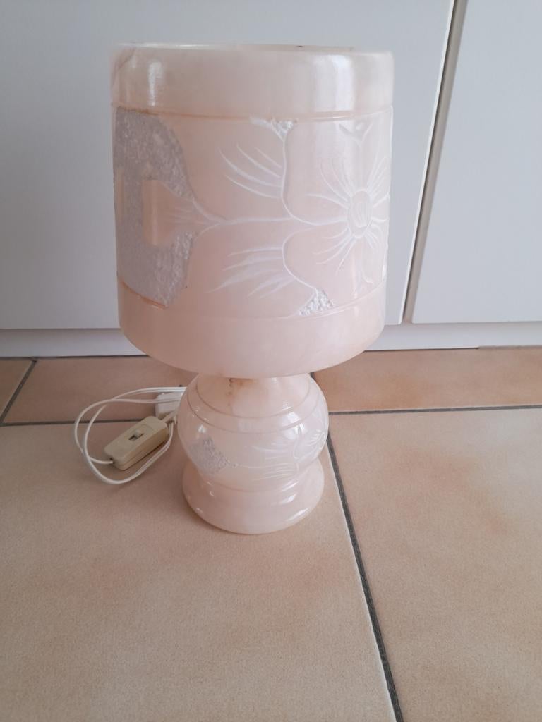 Lamp ´ marmer, Ophalen