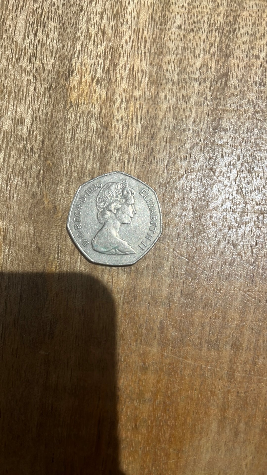 Verenigd Koninkrijk 50 nieuwe pence 1980, Ophalen of Verzenden
