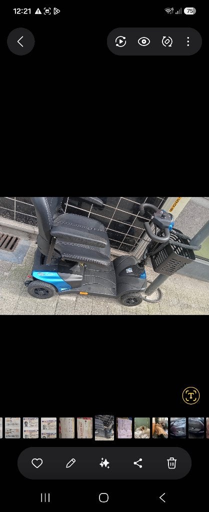 Trottinette mobile, Vélos & Vélomoteurs, Scooters | Marques Autre, Enlèvement, Utilisé, Classe A (25 km/h), Électrique
