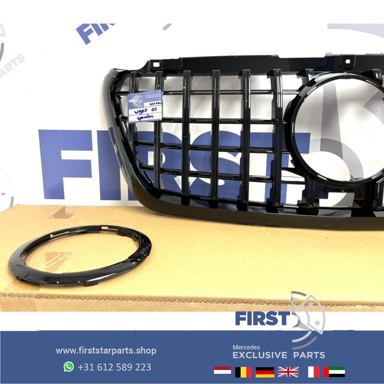 W907 AMG PANAMERICANA GT VOORBUMPER GRIL Mercedes SPRINTER 9, Gebruikt, -, Ophalen of Verzenden, -