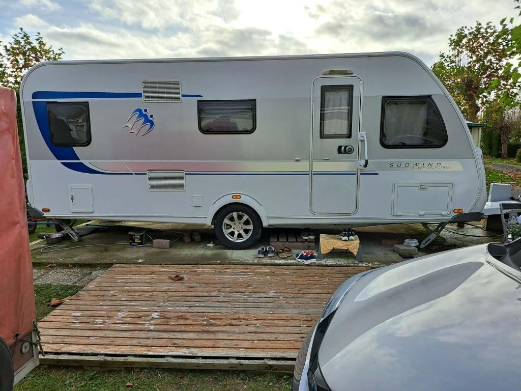 Knaus  Sunwind silver selection trekcaravan, 8 mètres et plus, Particulier, Knaus, Poêle