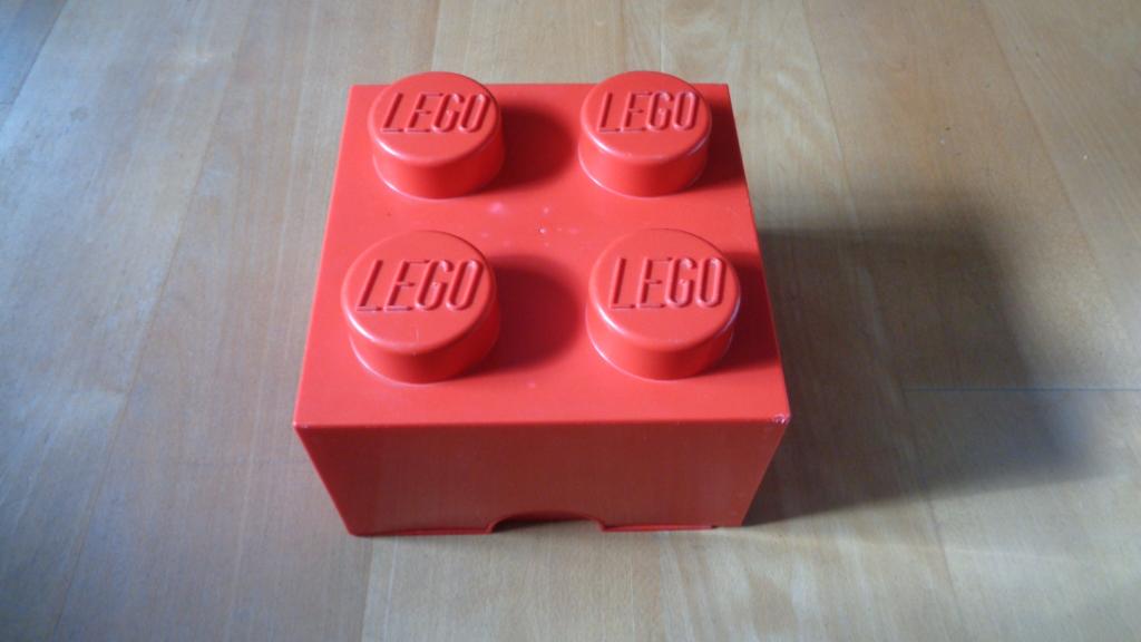 lego opbergbox rood, Kinderen en Baby's, Speelgoed | Duplo en Lego, Ophalen, Overige thema's, Lego, Zo goed als nieuw