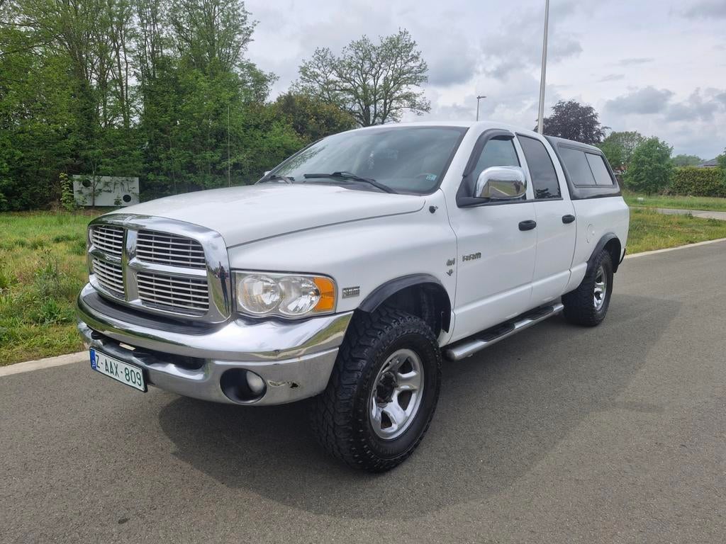 DODGE RAM 1500 V8 5.7 HEMI 6ZITS LPG AIRCOBJ 2003.D/C 4WD, Auto's, Automaat, 4 deurs, 8 cilinders, 3000 kg