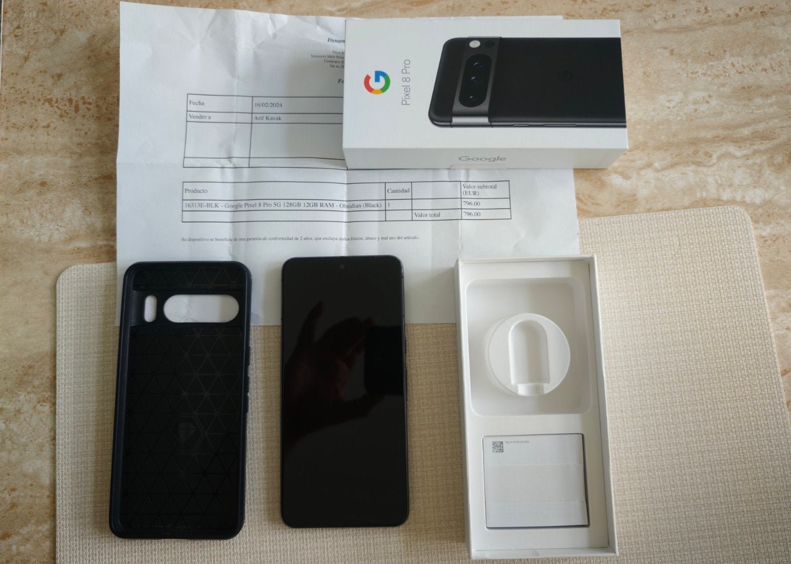 Google pixel 8 pro 128gb, Enlèvement