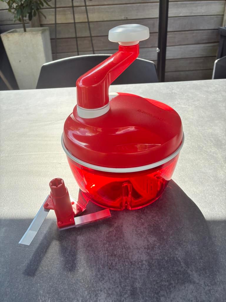 Tupperware quick chef rood, Enlèvement, Comme neuf, Rouge