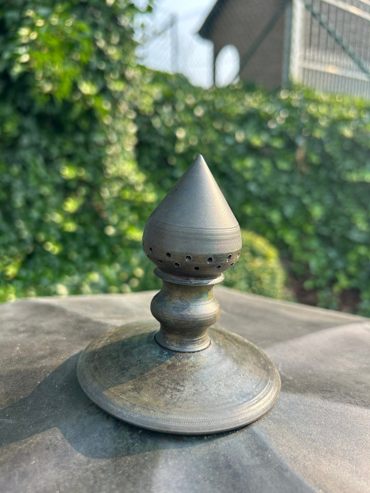 Superbe statue bronze peut faire office de fontaine 1,40 H, Jardin & Terrasse, Enlèvement ou Envoi, Comme neuf