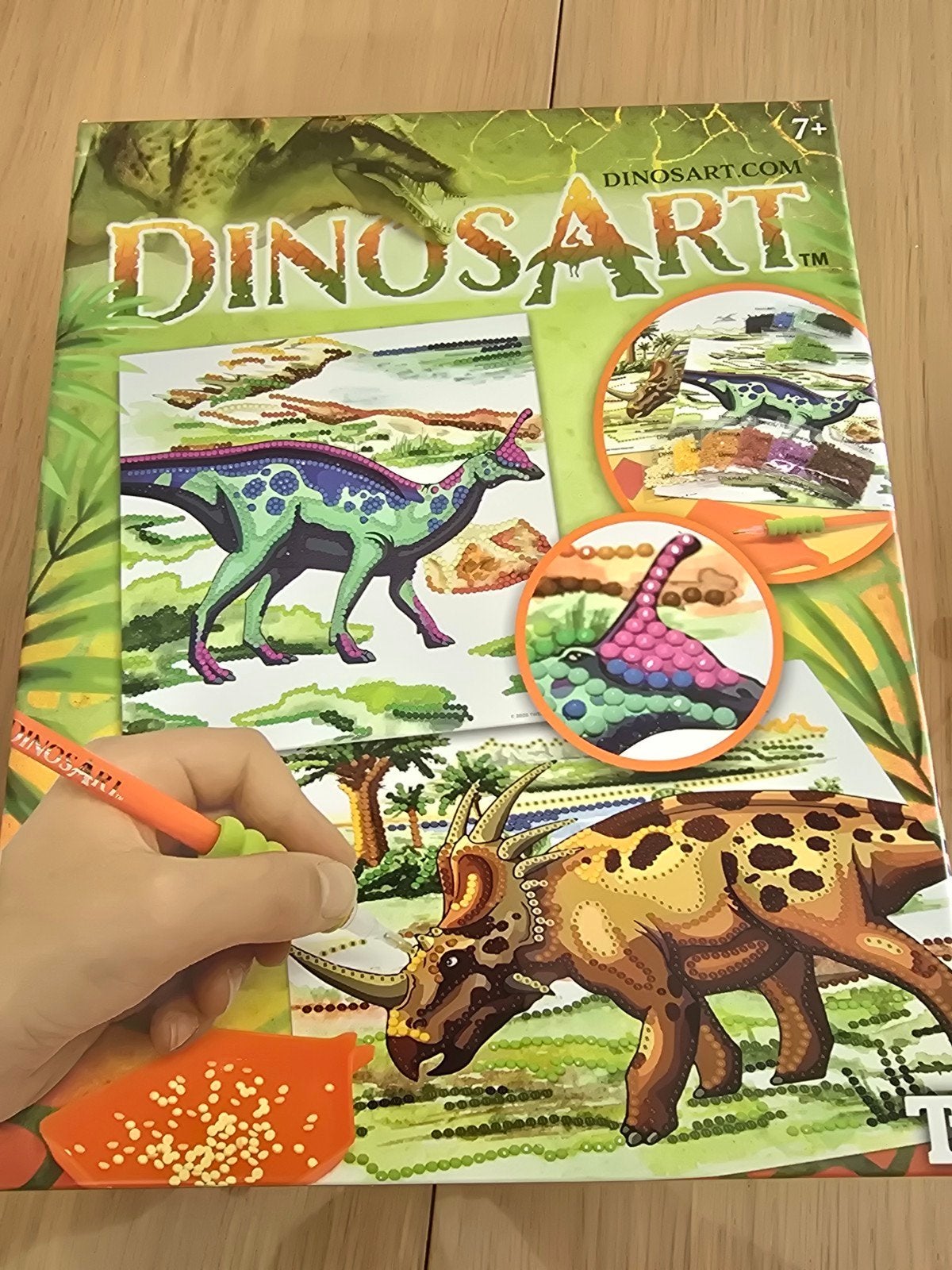 Peinture au diamant Dinosart, Hobby & Loisirs créatifs, Enlèvement, Diamond painting