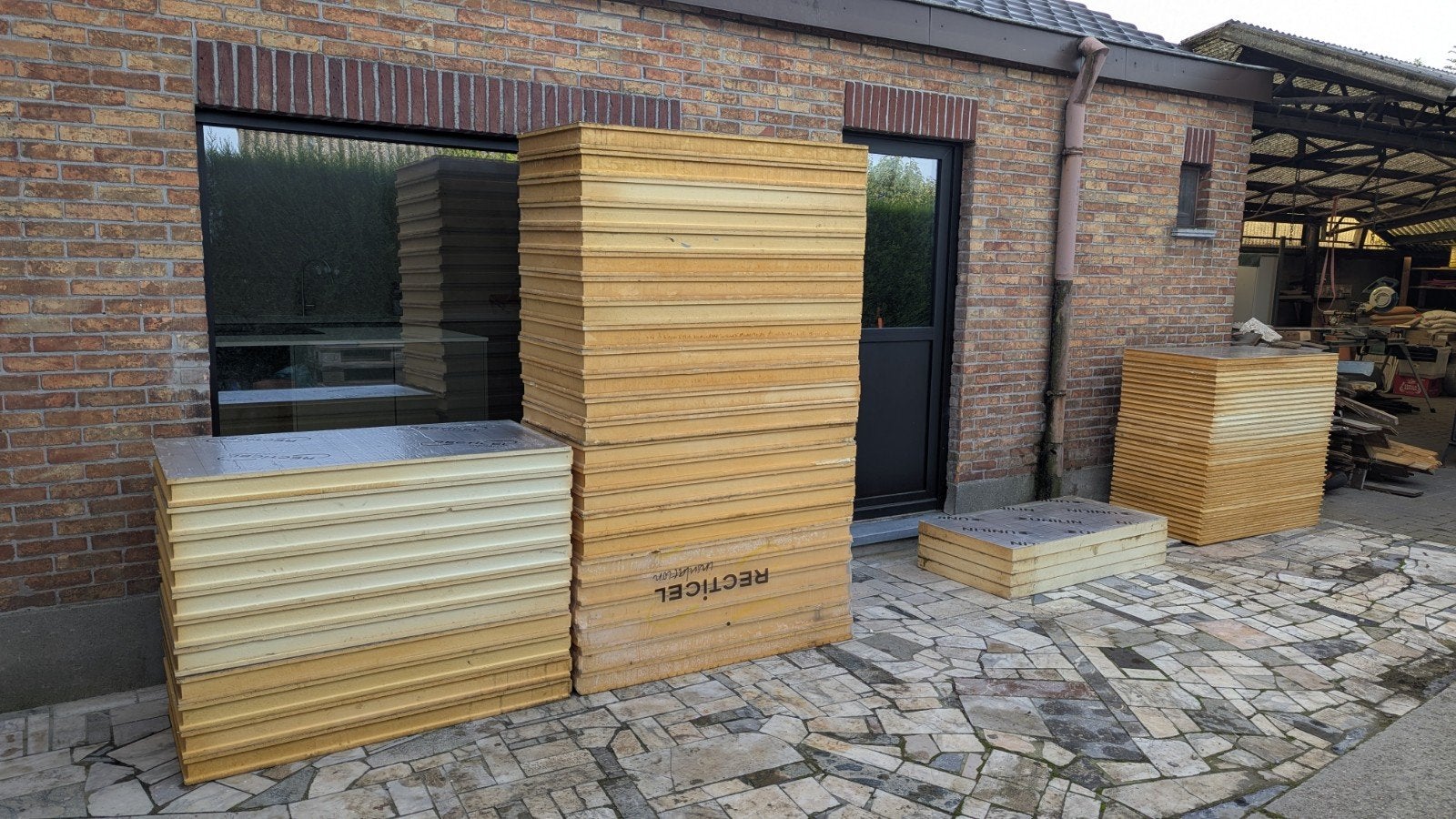 PIR platen in goede staat, Doe-het-zelf en Bouw, Ophalen, Zo goed als nieuw, Hardschuim (Pir), 15 m² of meer