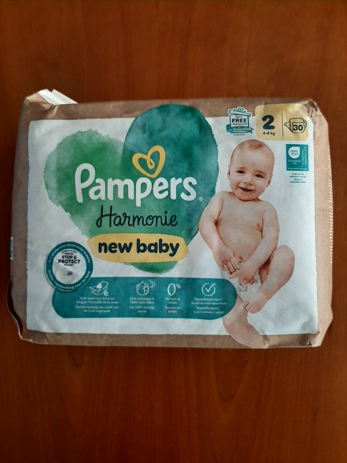 Pampers Harmonie, hypoallergeen. maat 2, Kinderen en Baby's, Ophalen of Verzenden