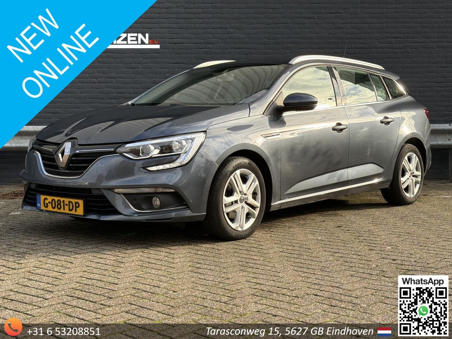 Renault Megane Estate 1.5 dCi Limited | € 4.950,- NETTO! | A, Argent ou Gris, Achat, Entreprise, Automatique
