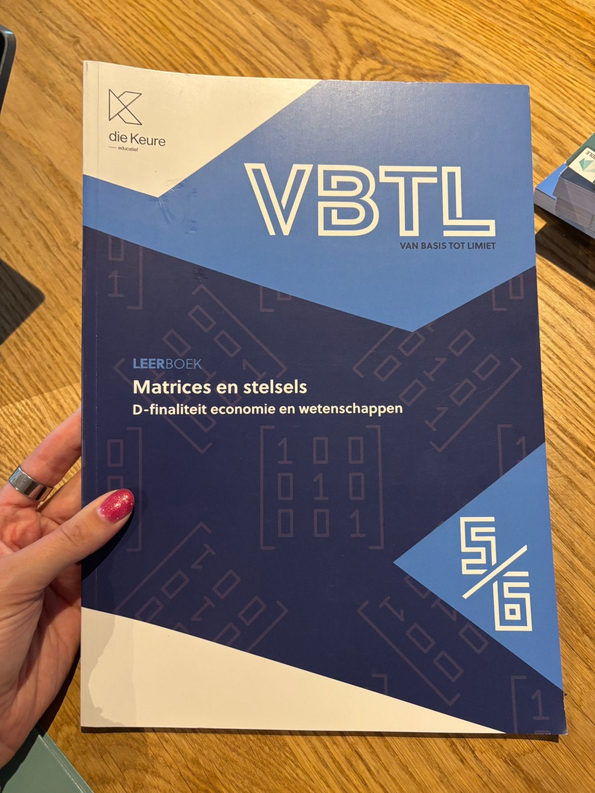 VBTL wiskunde leerboek, Boeken, Verzenden, Zo goed als nieuw, Hoger Onderwijs