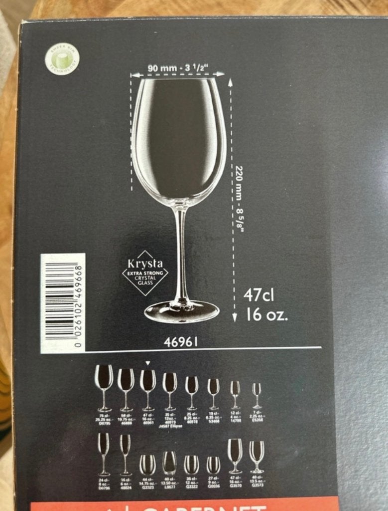 Wijnglazen, Verzamelen, Glas en Drinkglazen, Ophalen, Nieuw, Overige typen