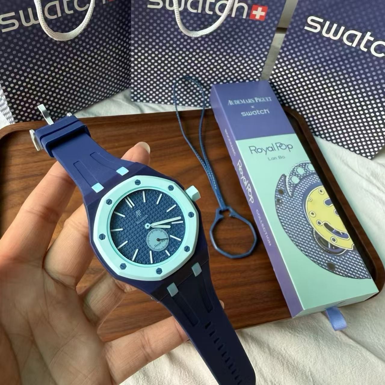 Swatch x AP, Bijoux, Sacs & Beauté, Enlèvement, Neuf, Montre-bracelet, Swatch