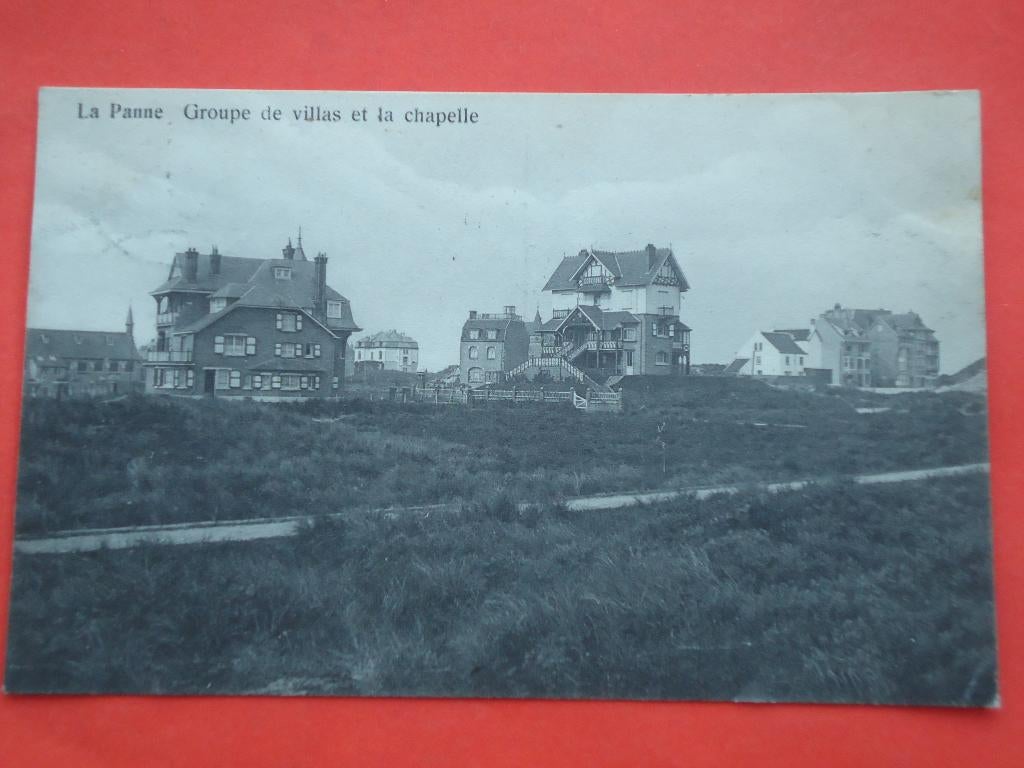 De Panne - La Panne Groupe de Villas et la Chapelle, Collections, Cartes postales | Belgique, Enlèvement ou Envoi, Avant 1920