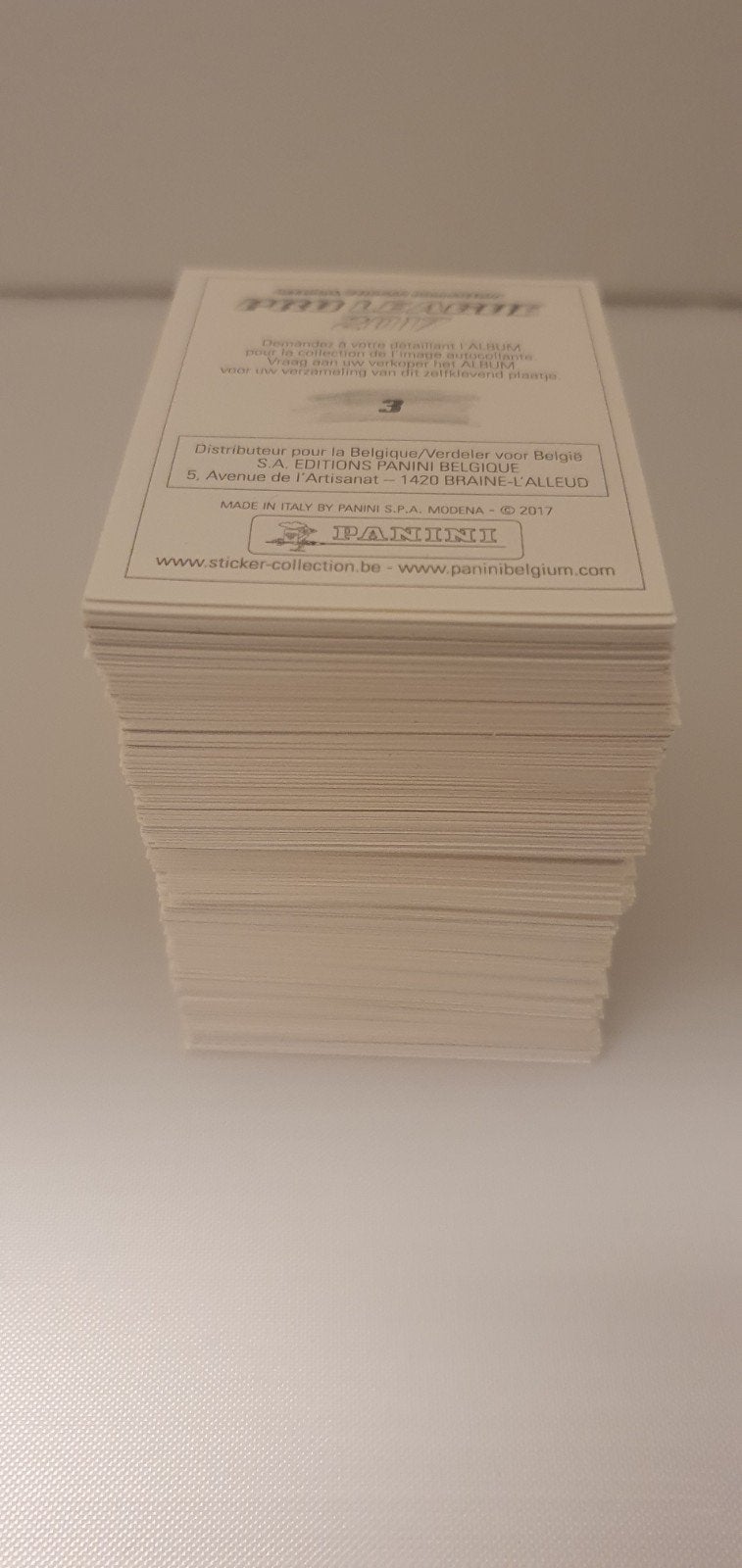 Panini Pro League 2017, Ophalen of Verzenden