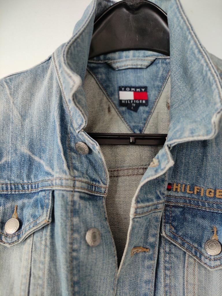 Gilet en jean unisexe Tommy Hilfiger pour femme L, homme M, Enlèvement ou Envoi