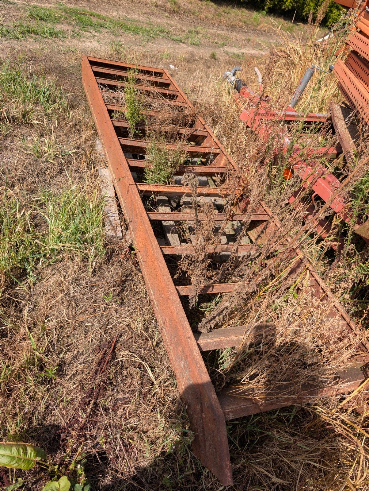 metalen trap 330 lang het zijn 14 treden, Doe-het-zelf en Bouw, Ophalen, Gebruikt, Trap