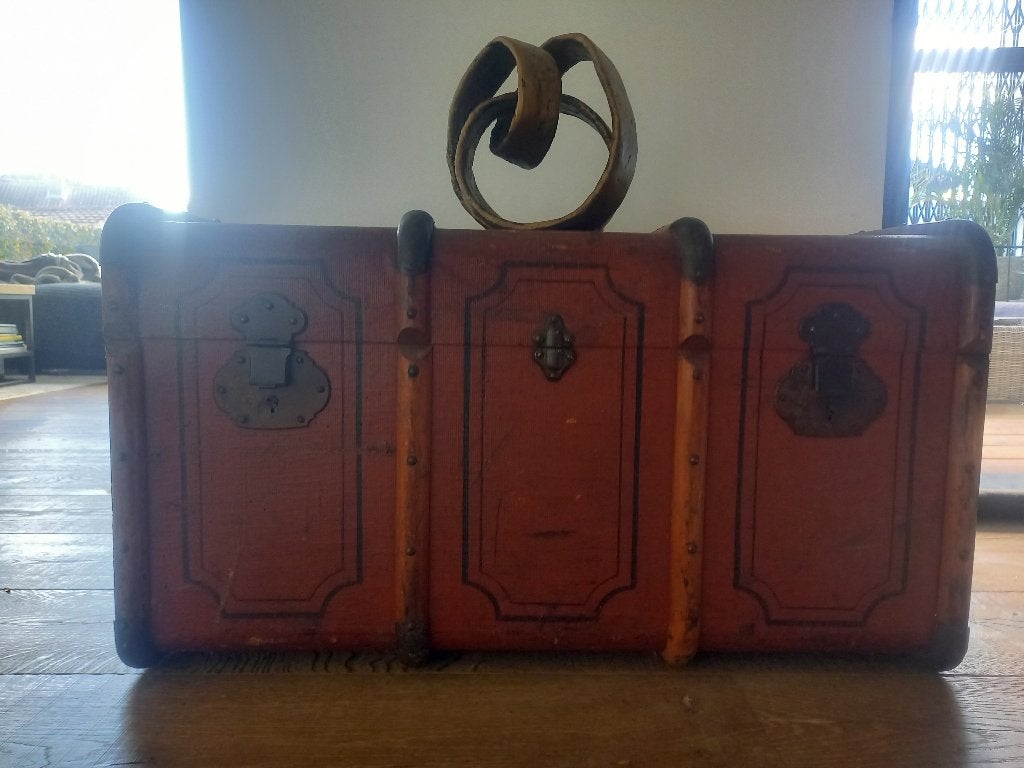 Houten koffer, Ophalen, Minder dan 50 cm, Gebruikt, 50 tot 100 cm