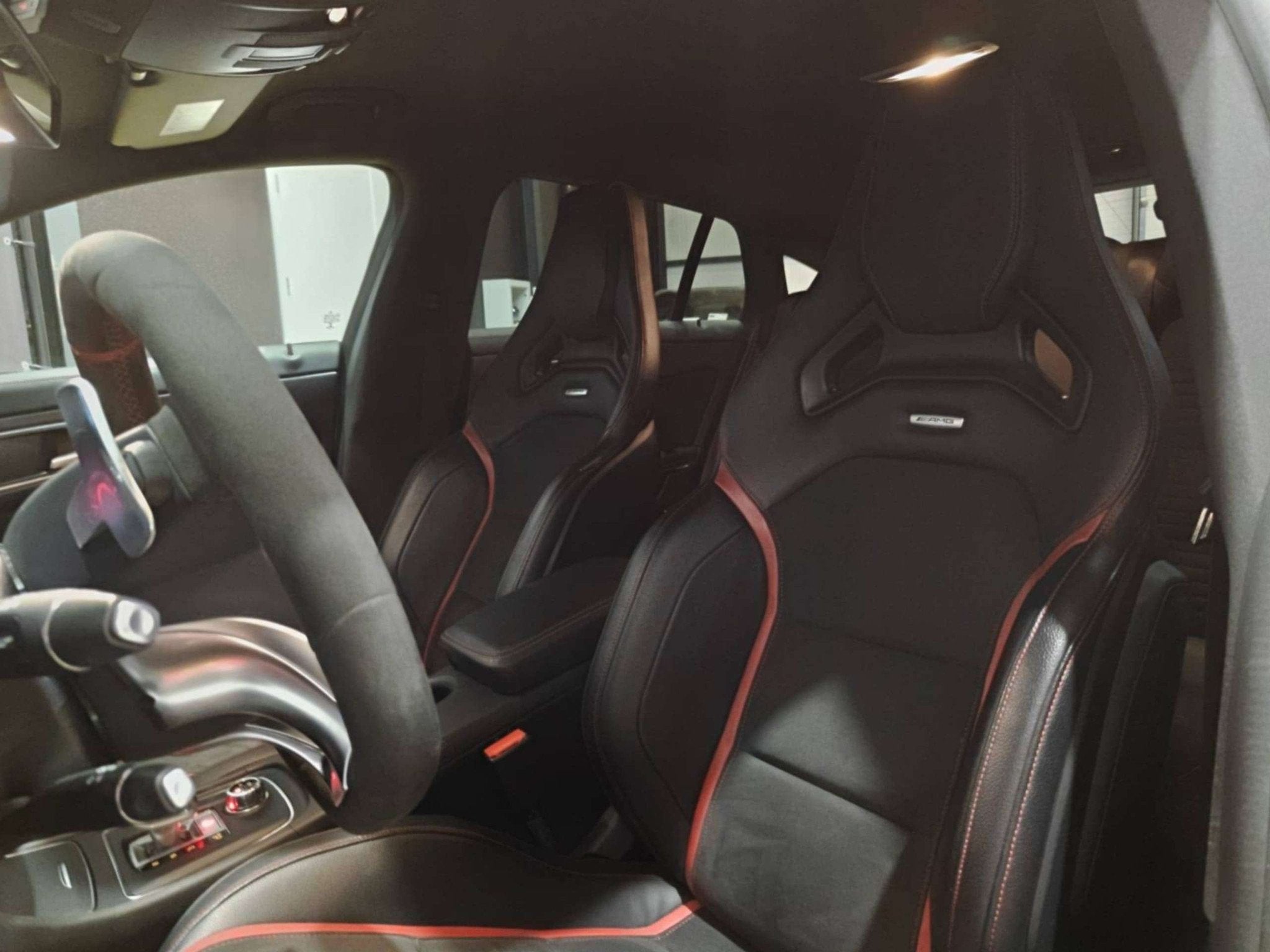 Mercedes-Benz CLA 45 AMG 4-Matic 381pk/Schaalstoelen/CAM/Har, Automaat, CLA, Gebruikt, Zwart
