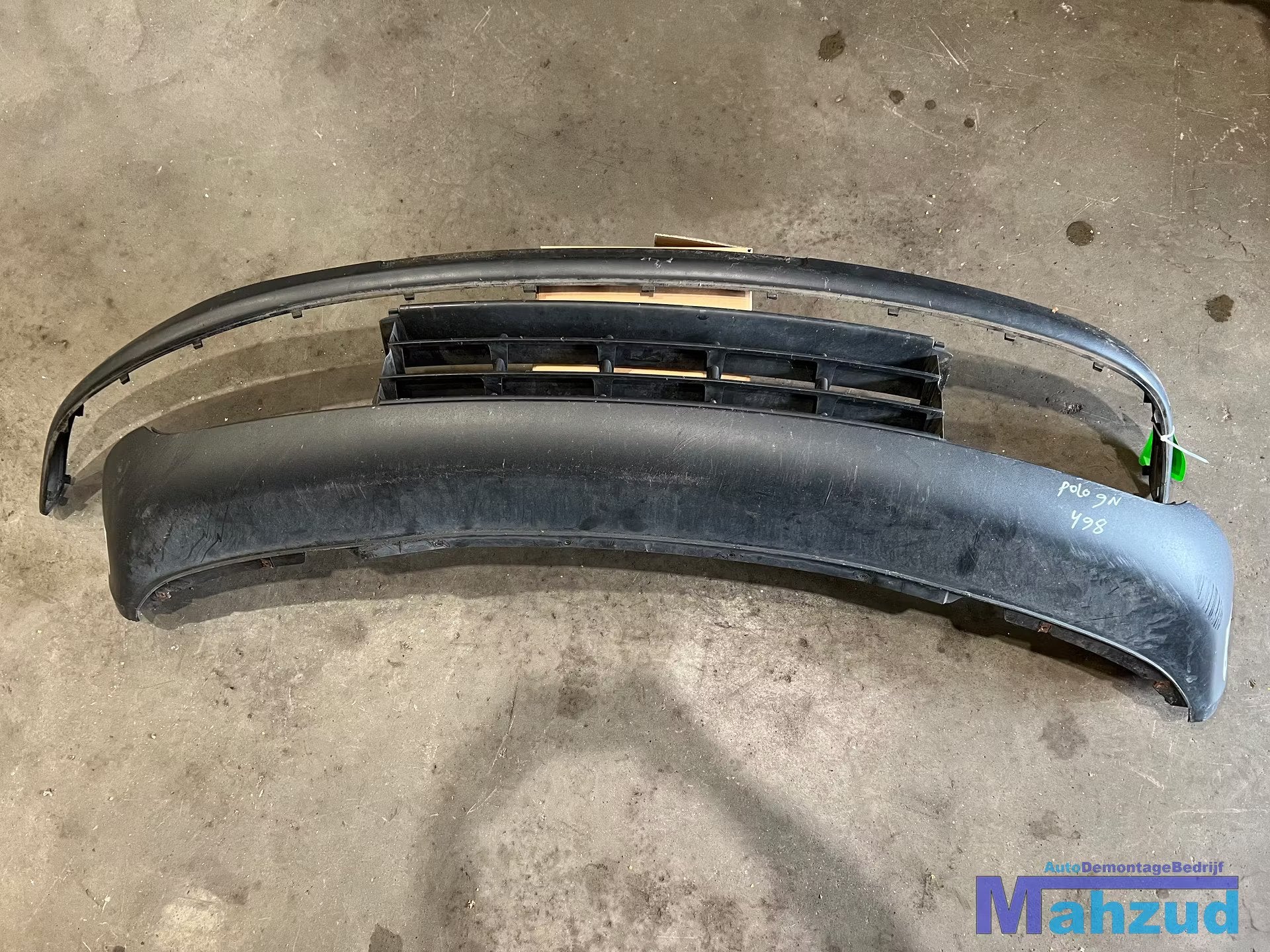 VW POLO 9N Voorbumper strip onderlip 2001-2004, Gebruikt, Volkswagen AG, Vw@volkswagen.de, Bumper