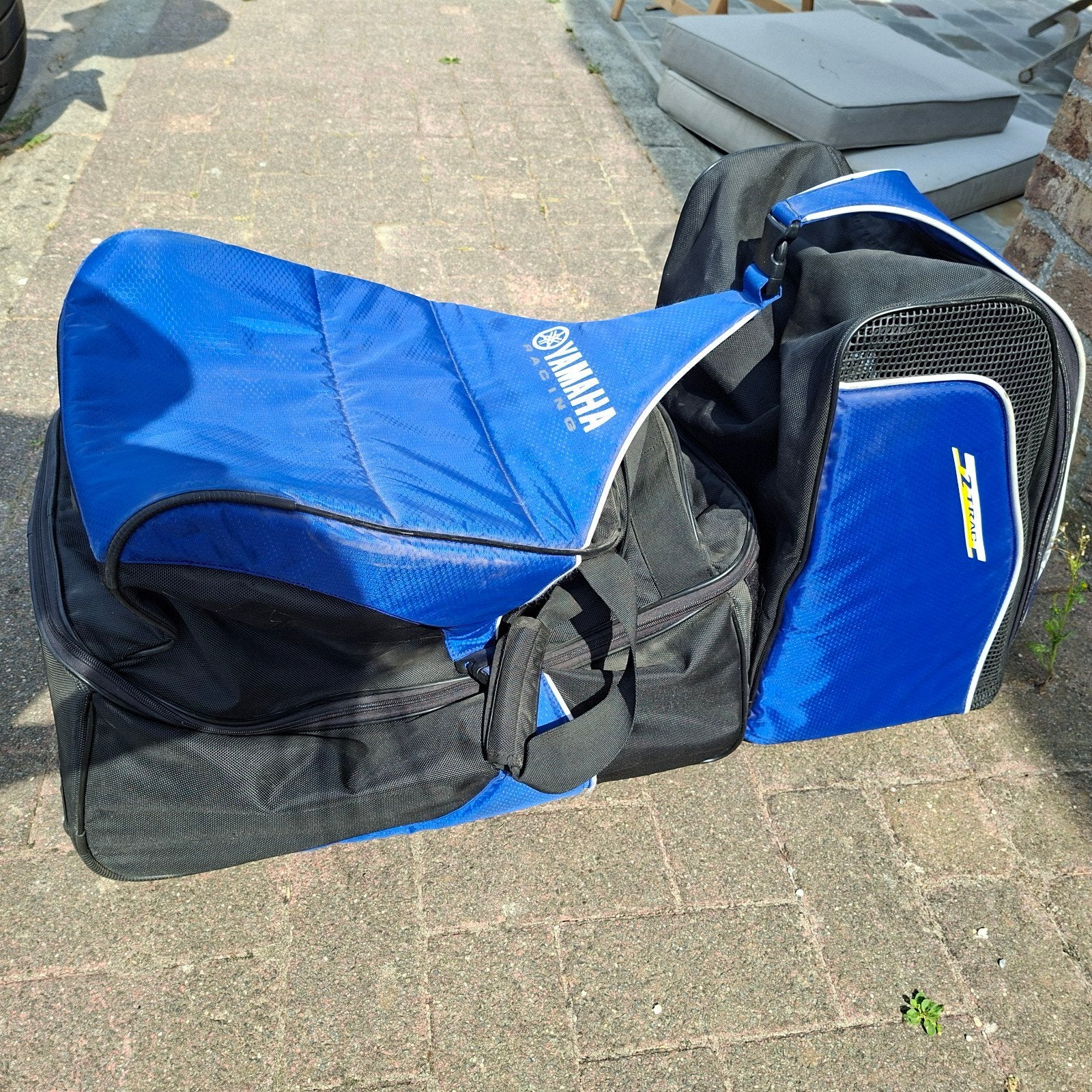 sac de voyage motard Yamaha, Ophalen, Gebruikt, Blauw