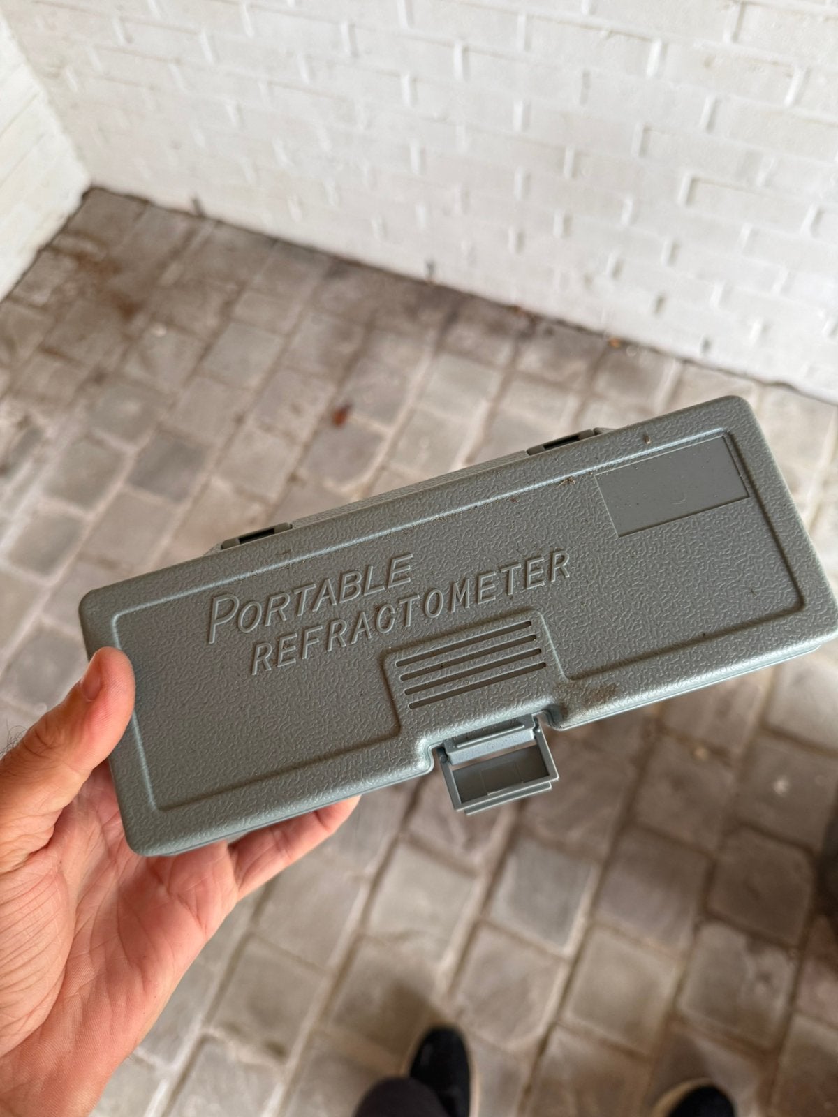 Refractometer, Ophalen, Zo goed als nieuw