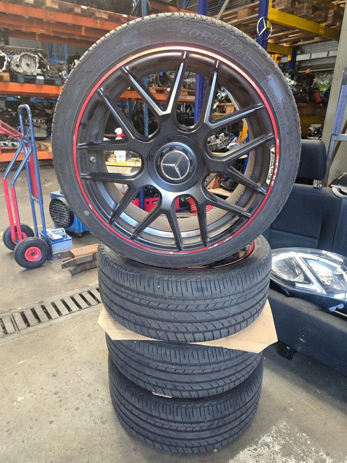 Jantes Mercedes Classe C W205 19 pouces, Enlèvement ou Envoi
