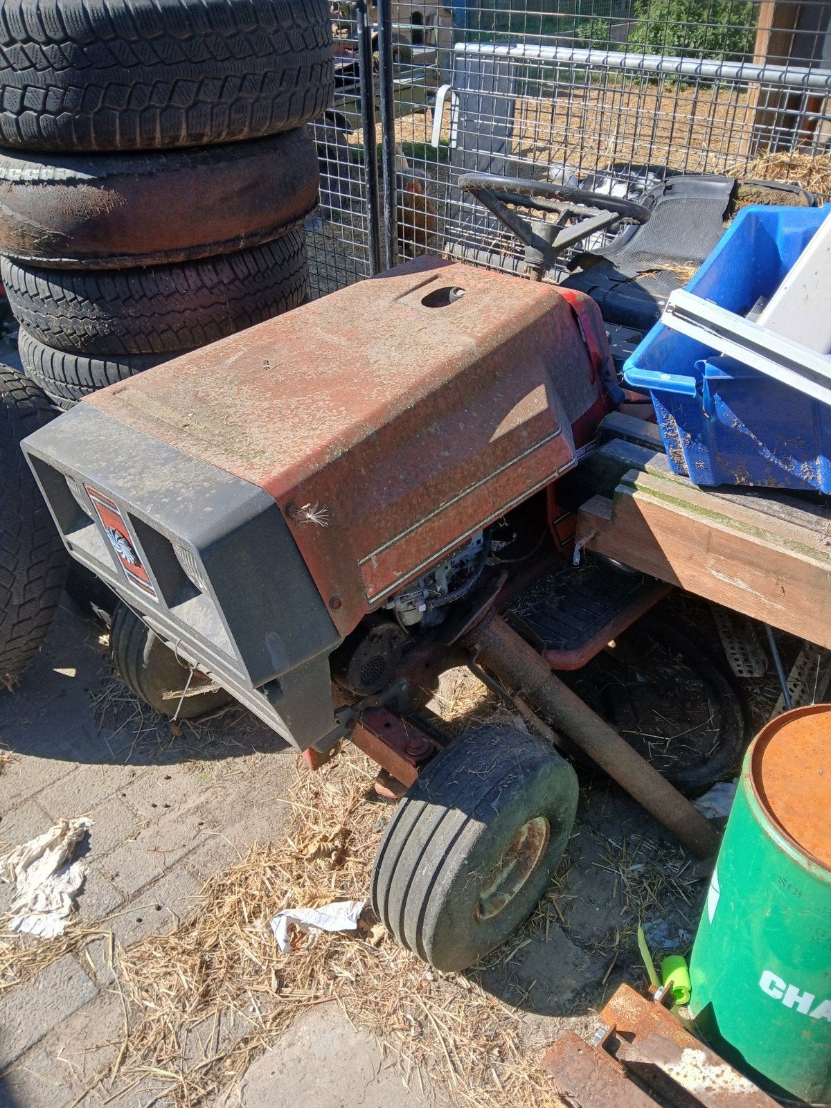 zitmaaier met briggs en stratton motor, Tuin en Terras, Zitmaaiers, Ophalen, Gebruikt