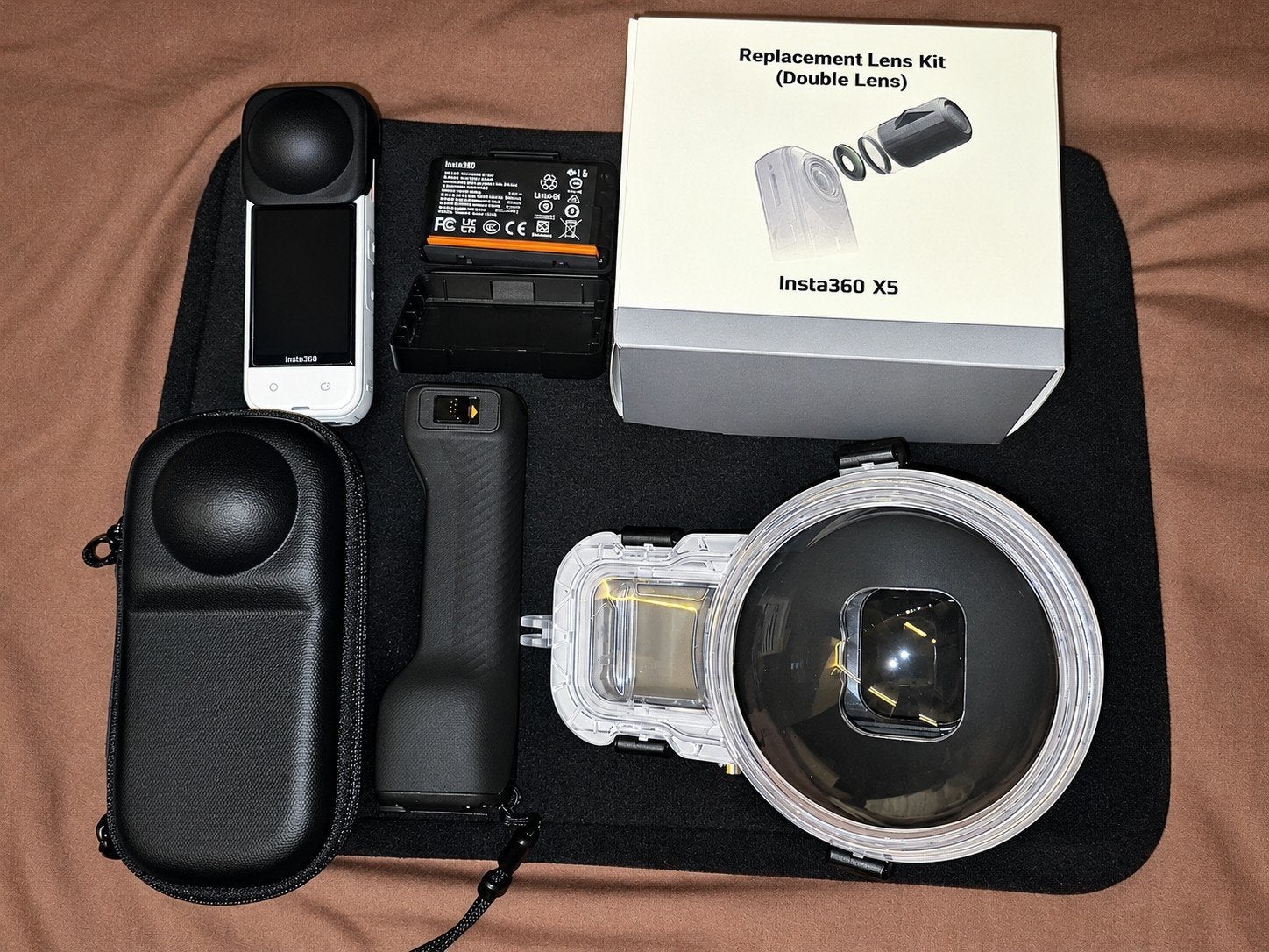 Insta360 X5 + accessoires, Audio, Tv en Foto, Ophalen