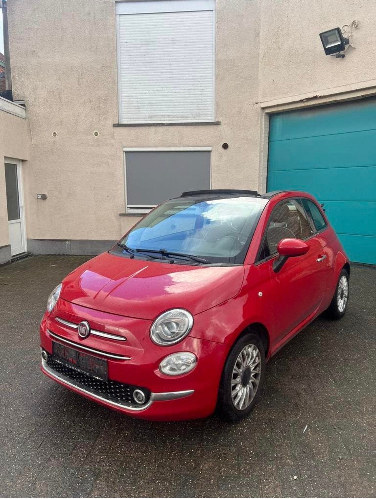 Fiat 500C Cabrio 2016 1.2 benzine Garantie, Auto's, 4 zetels, 4 cilinders, Cabriolet, Bedrijf