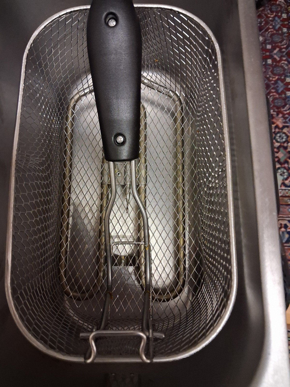 Friteuse, Ophalen