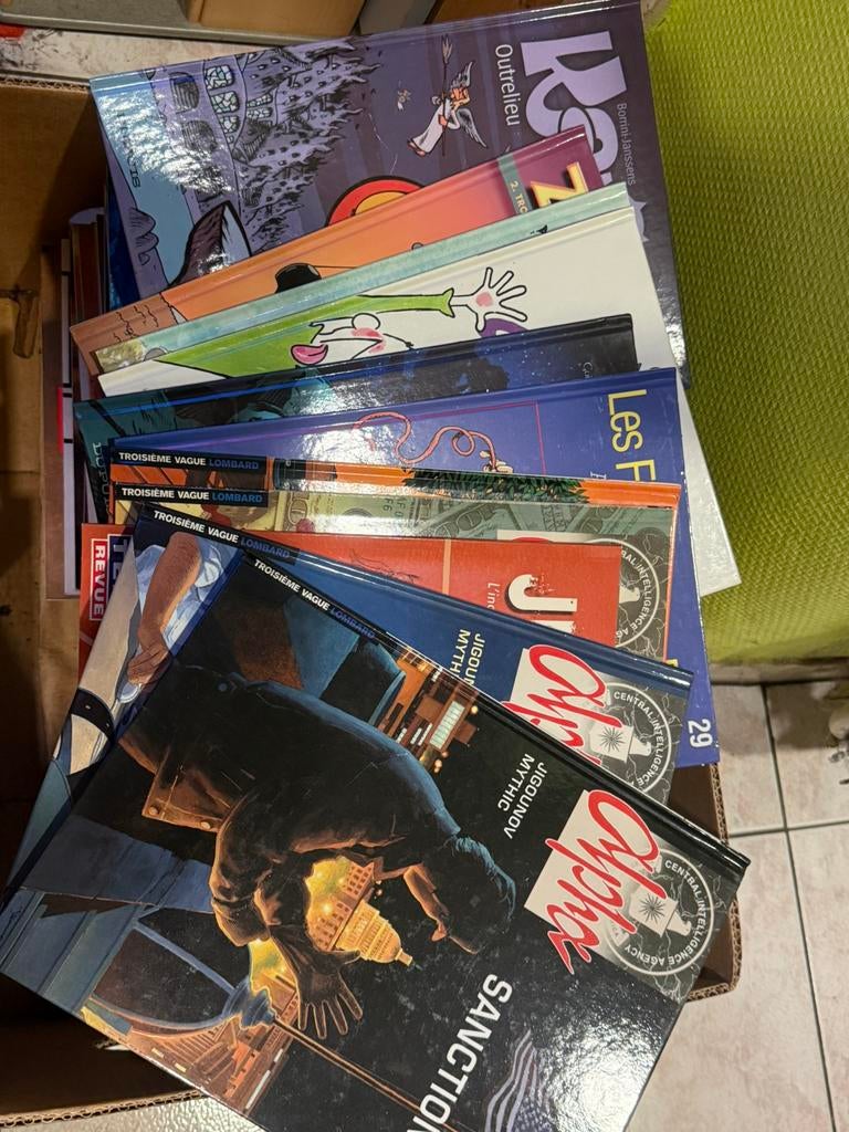 Lot de 11 BD : Alpha, Karma, les sales gosses, Zarla,…, Enlèvement ou Envoi, Comme neuf