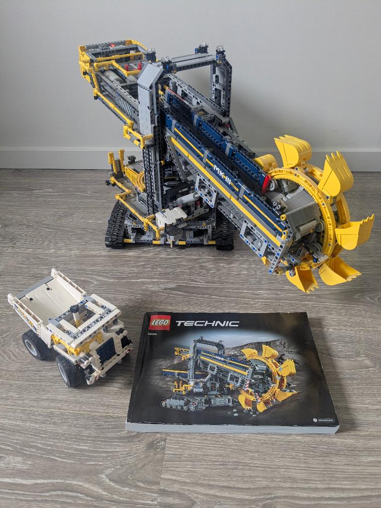 LEGO Emmerwiel graafmachine 42055, Gebruikt, Lego, Compleet, Ophalen of Verzenden