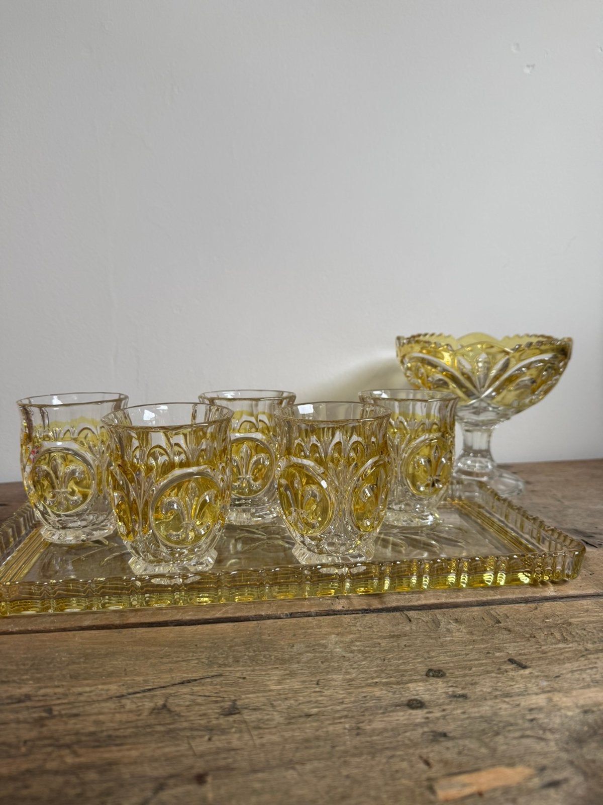 Vintage glaswerk, Enlèvement
