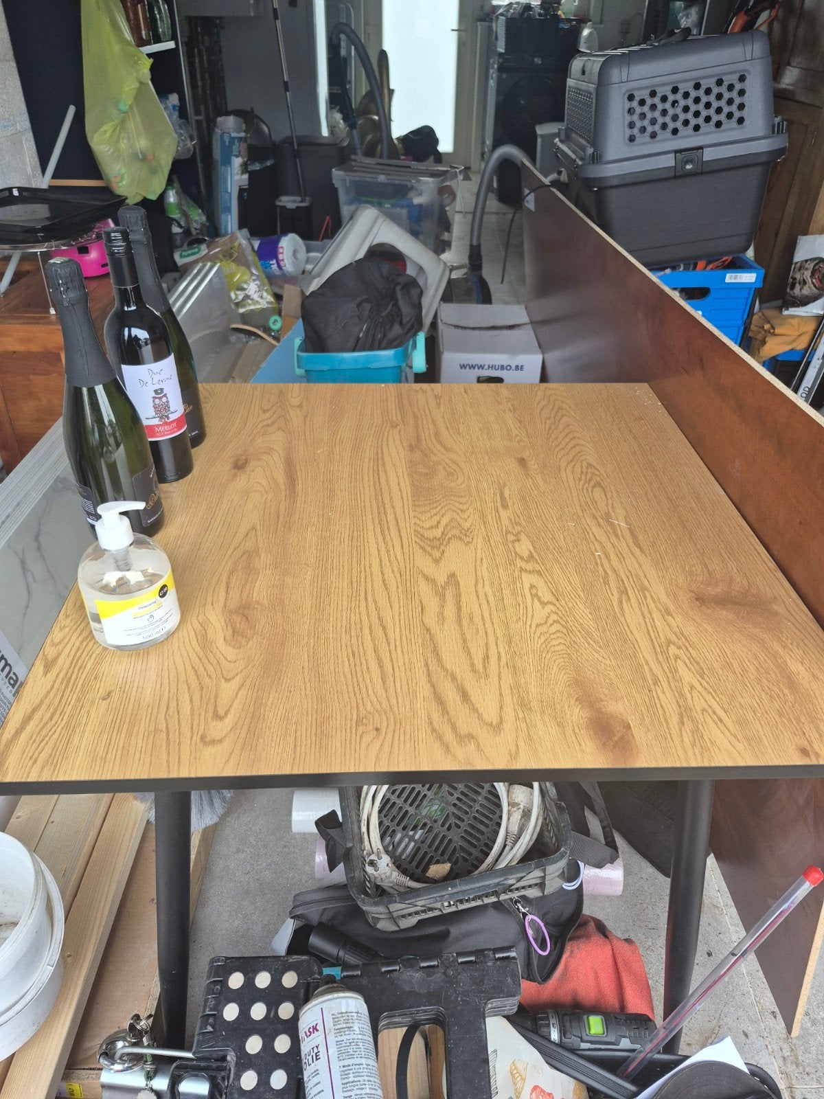 table carrée avec 3 chaises, Bricolage & Construction, Enlèvement