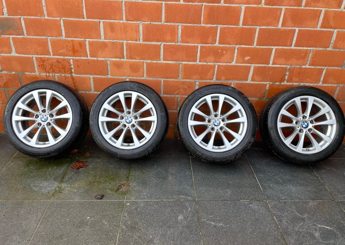 Breedset BMW 17” met TPMS, Ophalen, Gebruikt, Banden en Velgen, 17 inch