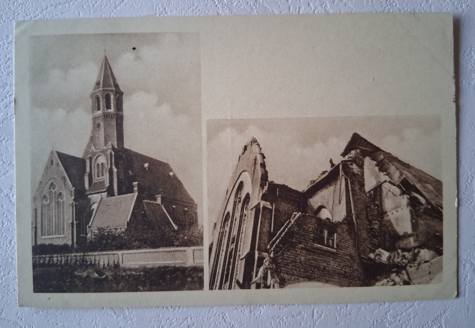 Vintage Postkaart Balgerhoeke kerk, Ophalen of Verzenden