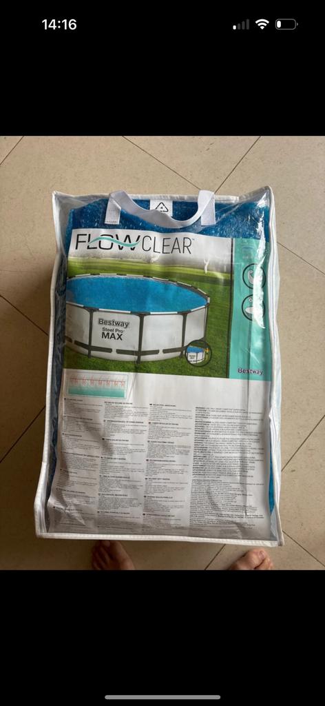 Bestway zwembad solarcover, Ophalen of Verzenden, Nieuw, Afdekzeil