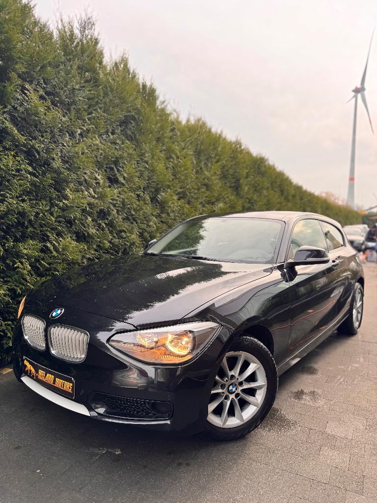 BMW 116I 2013 65000KMS, Auto's, Euro 5, Zwart, 4 cilinders, Leder