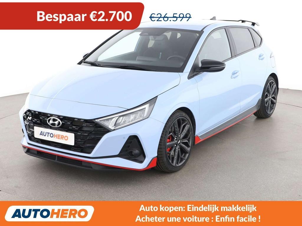 Hyundai i20 1.6 T-GDI N Performance (bj 2023), Auto's, Hyundai, Voorwielaandrijving, 158 g/km, Gebruikt, Blauw