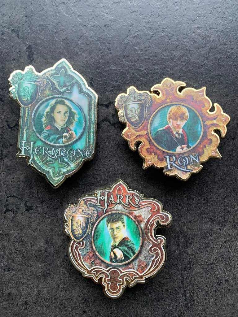 6 x pin's Harry Potter + Album Panini complet (2011), Verzamelen, Ophalen of Verzenden, Zo goed als nieuw, Overige typen