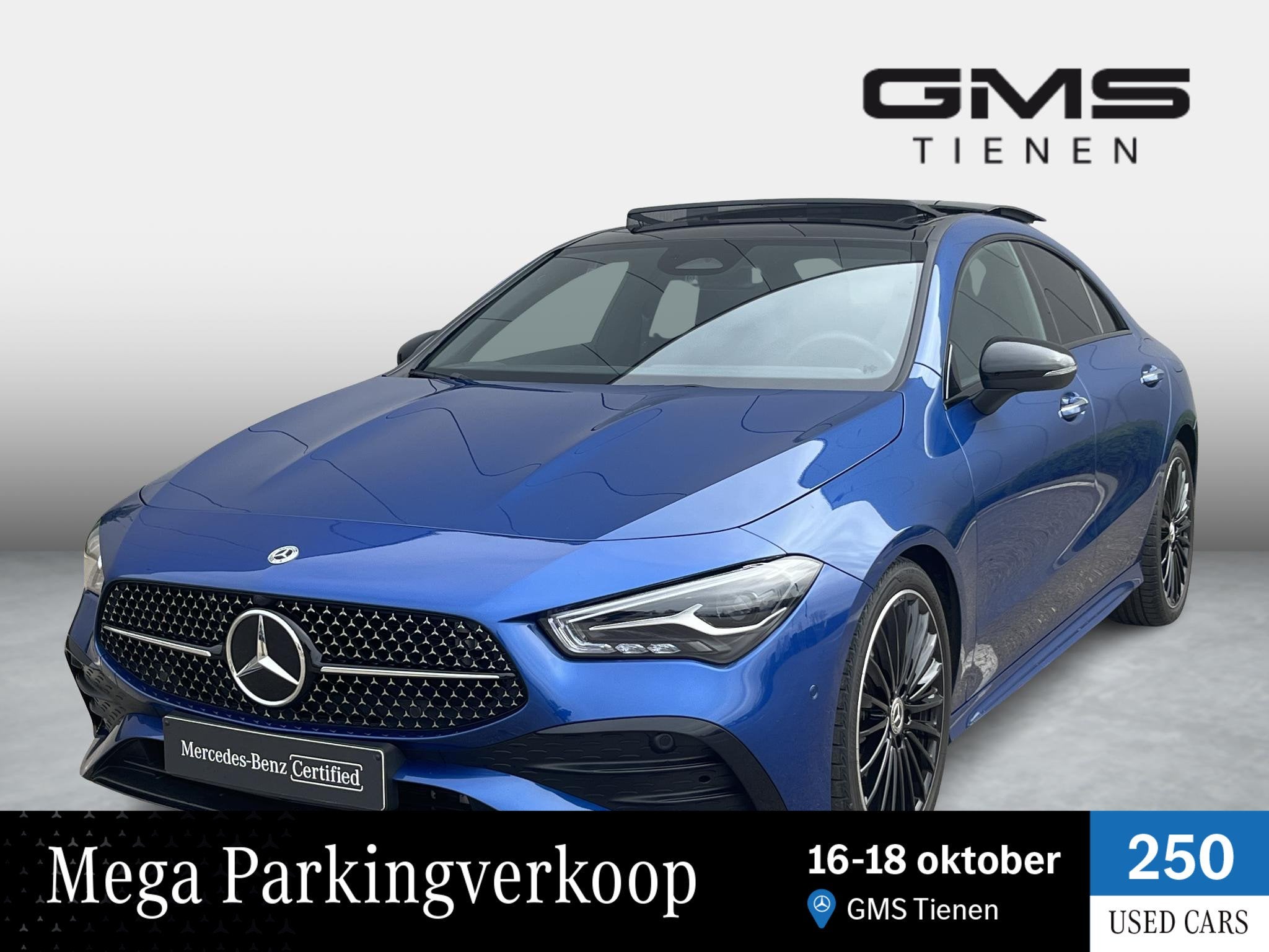 Mercedes-Benz CLA-klasse CLA 180 AMG Line, Auto's, Stof, Gebruikt, 4 cilinders, Verwarmde buitenspiegels