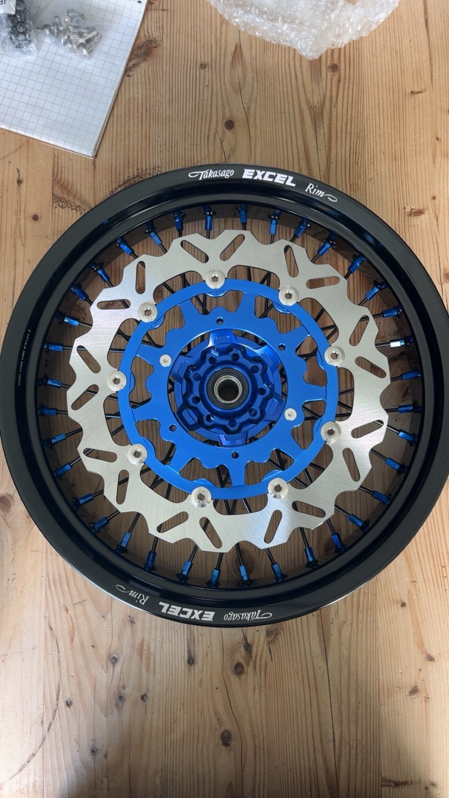 Supermoto velgen set yamah yz of yamaja wr, Motoren, Ophalen of Verzenden