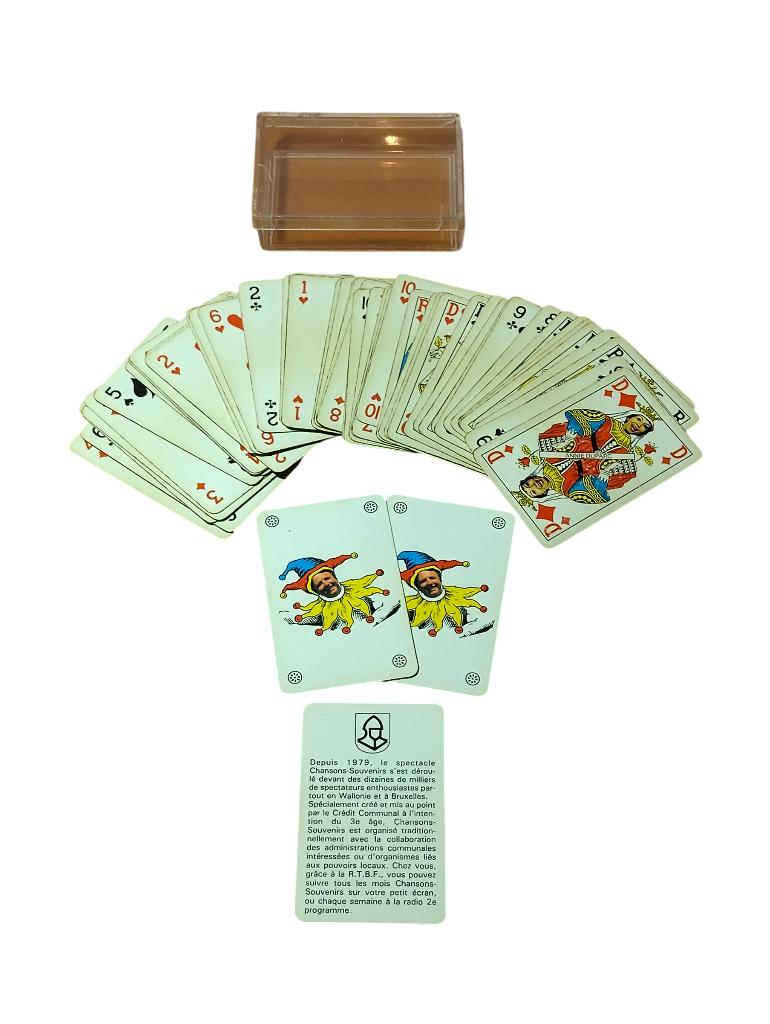Jeu de carte Crédit Communal vintage, Enlèvement