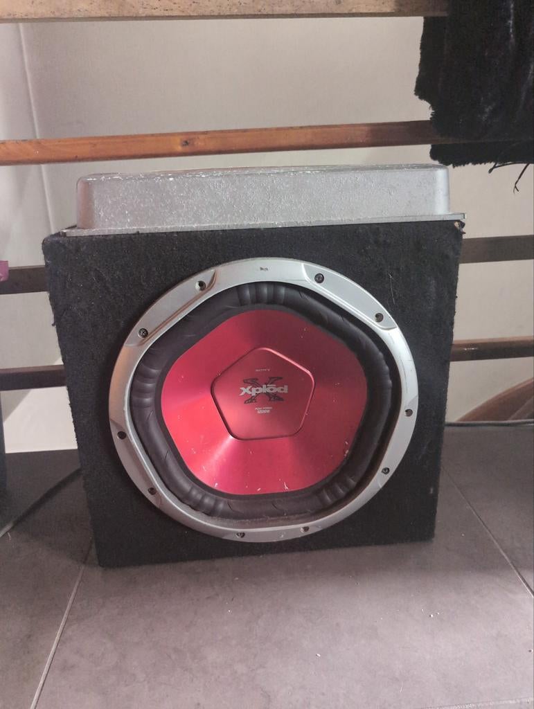 Sony xplod Bassbox met converter 1200watt, Ophalen