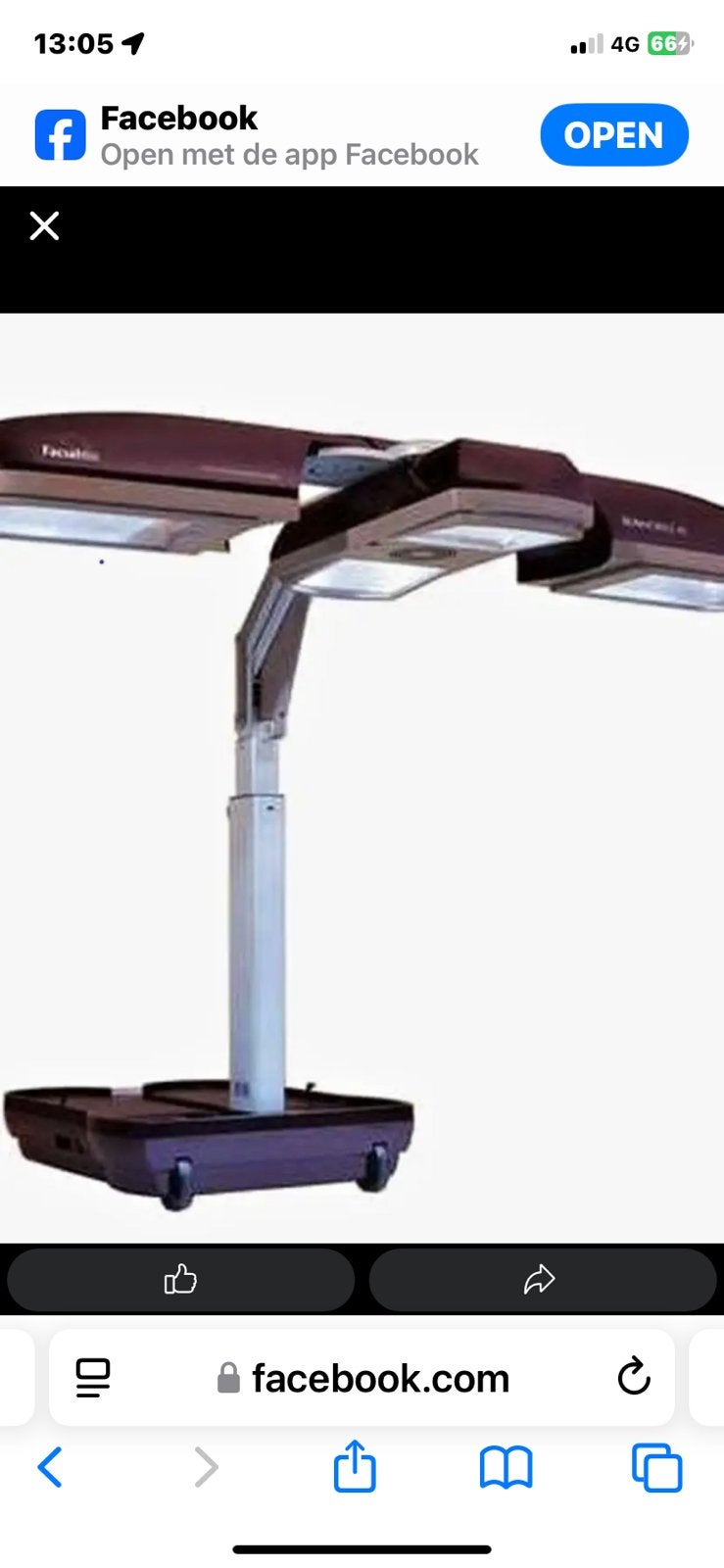 tekoop Vompcate sunmobile zonnebank rek afel kastsalon zetel, Enlèvement, Comme neuf